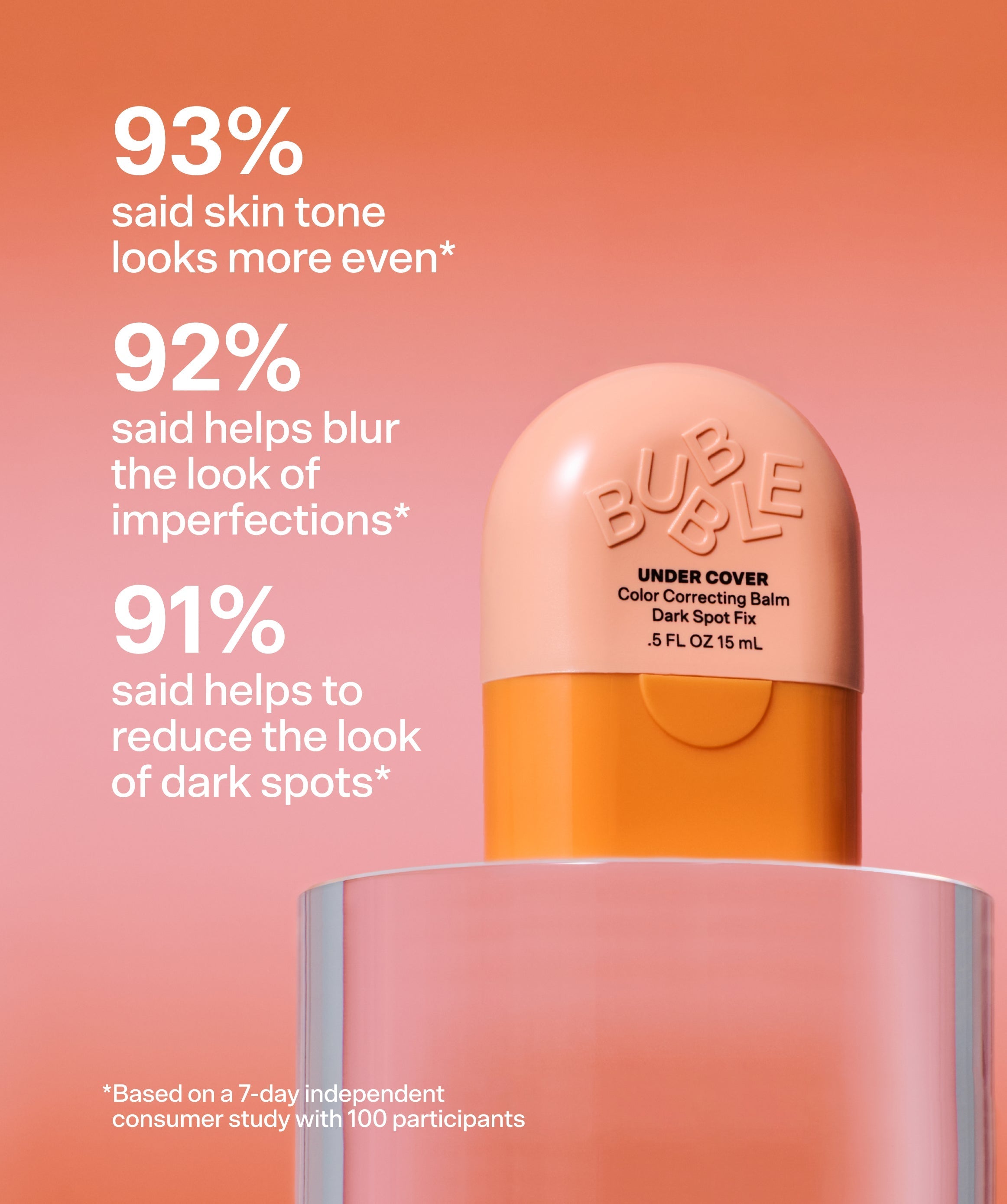 Bubble Skincare Under Cover